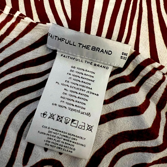 Faithfull the Brand Zinnea printed voile pareo - Picture 5 of 5